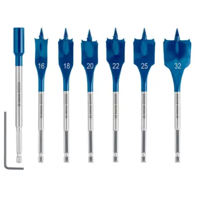 Bosch Expert SelfCut Speed Spade Bits 16-32mm (7 pcs) Bosch Expert SelfCut Speed Spade Bits 16-32mm (7 pcs)