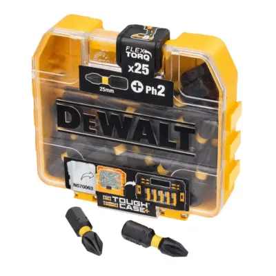 PHILLIPS - Dewalt Extreme FLEXTORQ PH2 Screwdriver Bits 25mm (25 pcs)