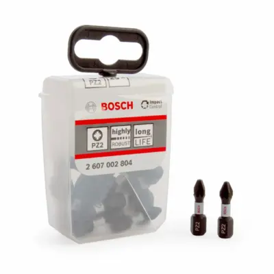 Bosch PZ2 Impact Bits (25 pcs)