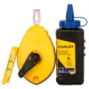 Stanley Chalk Line & Blue Builders Chalk 30m
