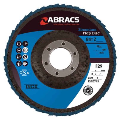 flap-discs-zirconium Abracs Pro Flap Discs Zirconium - Pack Of 5