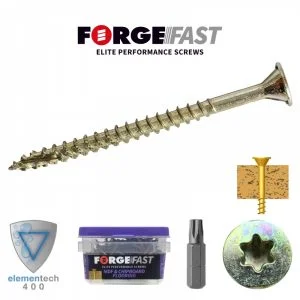 ForgeFast Pozi Elite Performance Woodscrews - Tubs *FREE GREGGS TREAT IN EVERY TUB