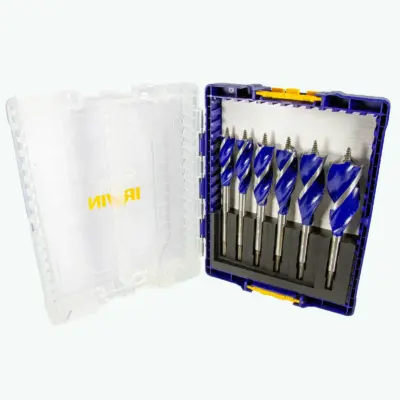 Irwin Blue Groove 6X Auger bit set - 6 piece Irwin Blue Groove 6X Auger bit set - 6 piece