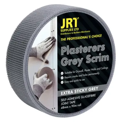 JRT Grey Plasterers Adhesive Scrim Tape