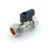 Lever operated Isolating Valve - 15mm - WRAS Approved