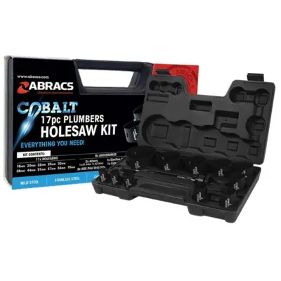 PLUMBERS COBALT HOLESAW KIT PLUMBERS COBALT HOLESAW KIT