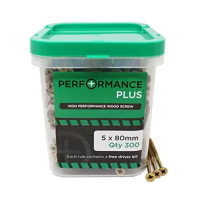 Performance Plus Pro Screws Pozi - Tubs