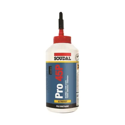 Soudal PRO 45P D4 5min PU wood glue - 750ml Bottle Soudal PRO 45P D4 5min PU wood glue - 750ml Bottle