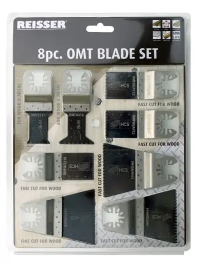 Reisser Multi Tool 8pc Blade Set - OMT8SET - Omt Blade Set - Premium Reisser Multi Tool 8pc Blade Set - OMT8SET - Omt Blade Set - Premium