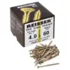 REISSER R2 SCREWS CSK - PART THREAD - YELLOW