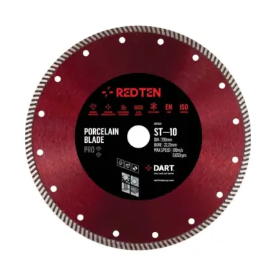 Dart Red 10 PRO ST-10 Super Thin Porcelain Tile Cutting Blades Dart Red 10 PRO ST-10 Super Thin Porcelain Tile Cutting Blades