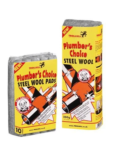TROLLULL steel wool pads - (pack 10) TROLLULL steel wool pads - (pack 10)