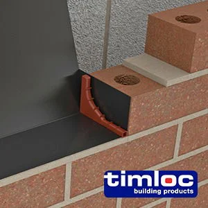 Timloc Aero Core Through-Wall Vent Set with Baffle - Brown - 127 x 350 (1pcs)