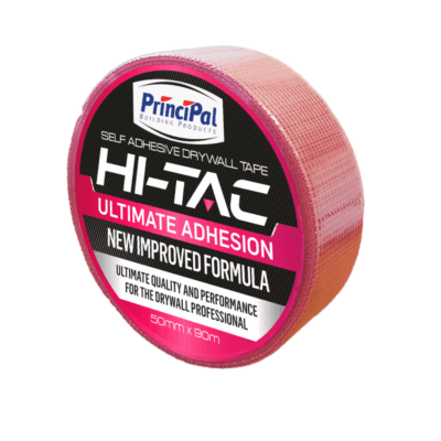 HI-TAC Pink Plasterers Adhesive Scrim Tape