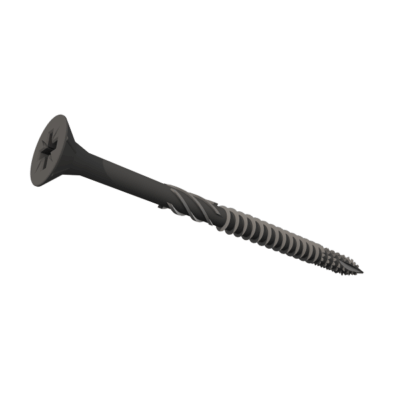 PPEXTBLACK1CS BLACK EXTERIOR COATED Performance Screw - Countersunk