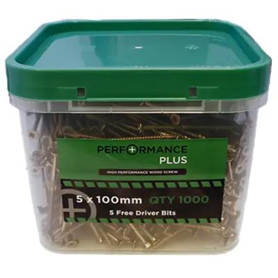 Performance Plus Pro Screws Pozi - Giant Tubs 1000
