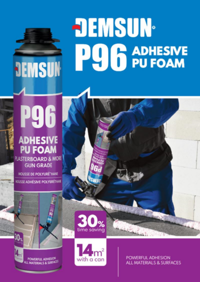 7026 DEMSUN P96 PU ADHESIVE PROF. FOAM 800ML