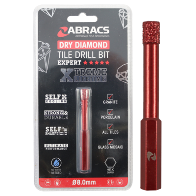 Abracs Diamond Tile Drill Bit - Expert Range