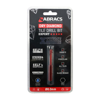 Abracs 6mm Diamond Tile Drill Bit