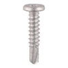 Metal Construction Sheet & Framing Screws - PH - Low Profile Pancake - Exterior - Silver Organic