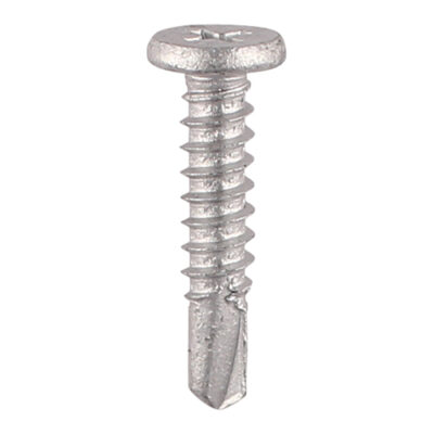 Metal Construction Sheet & Framing Screws - PH - Low Profile Pancake - Exterior - Silver Organic