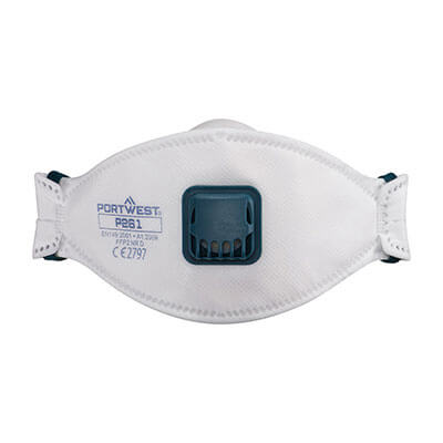 Trifold Valved Dolomite FFP2 Respirator (Pk10)