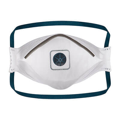 Trifold Valved Dolomite FFP2 Respirator (Pk10)