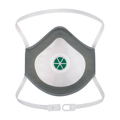 Moulded FFP3 Valved Respirator (Pk10) Metal Free